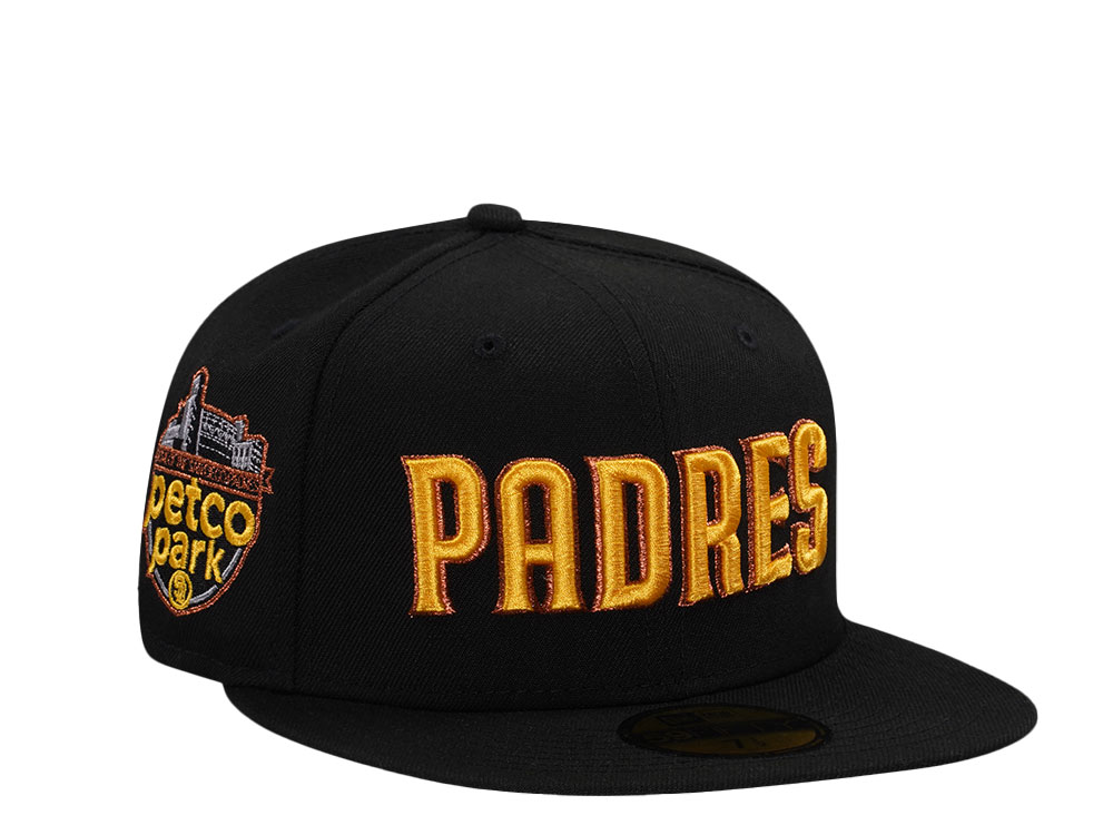 New Era San Diego Padres Petco Park Black Prime Edition 59Fifty Fitted Gorra