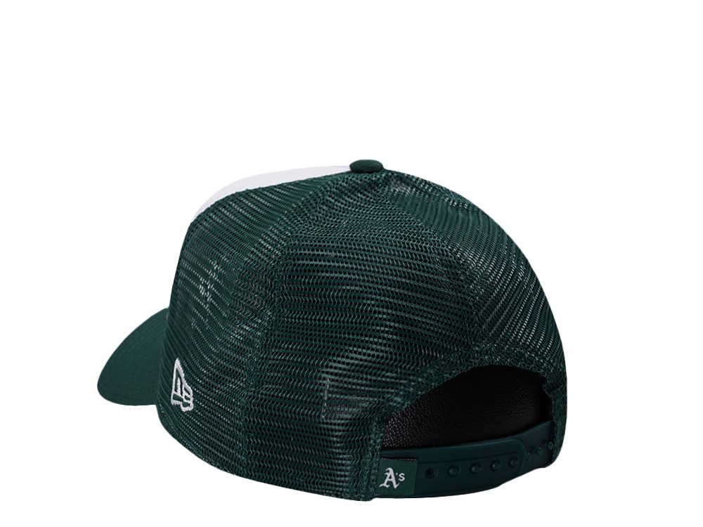 New Era Oakland Athletics Flower Chrome Two Tone Edition 9Forty A Frame Trucker Snapback Gorra