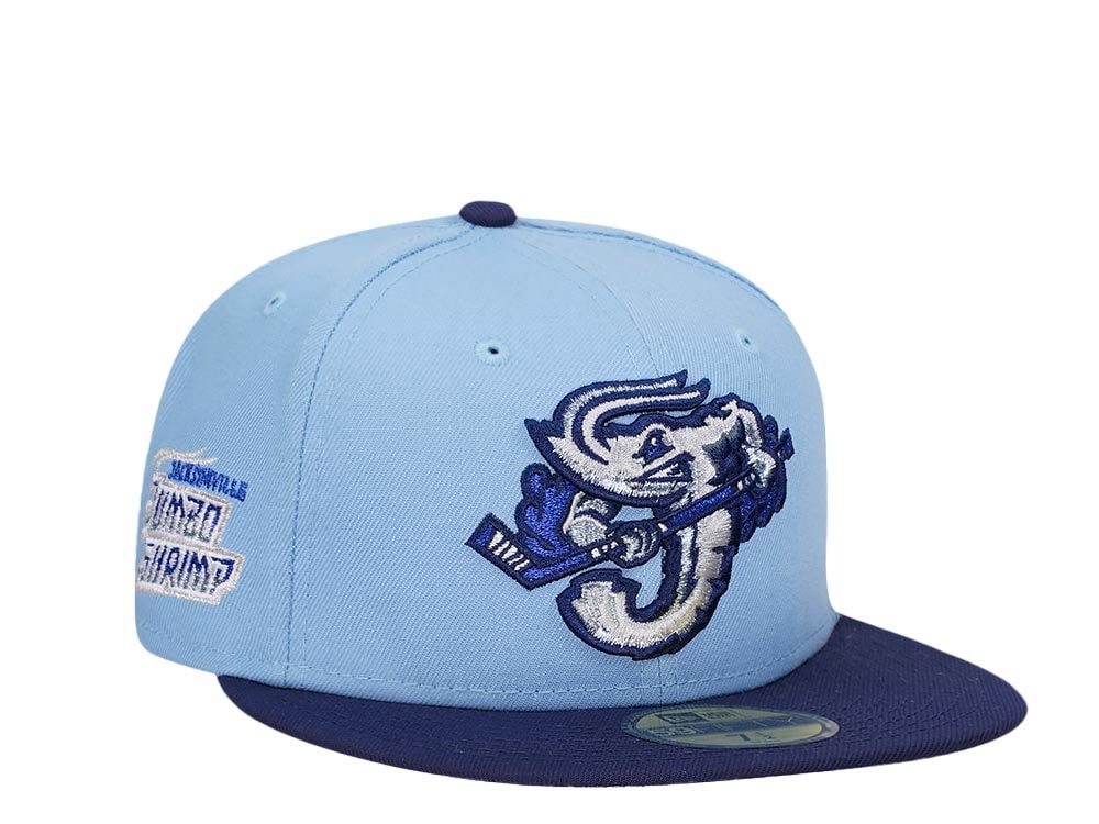 New Era Jacksonville Jumbo Shrimp Hockey Iced Two Tone Edition 59Fifty Fitted Gorra