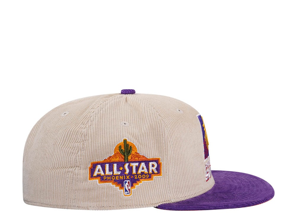 Mitchell & Ness Phoenix Suns All Star 2009 Two Tone Hardwood Classic Cord Edition Dynasty Fitted Gorra