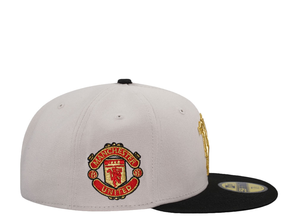 New Era Manchester United Stone Gold Two Tone Edition 59Fifty Fitted Gorra