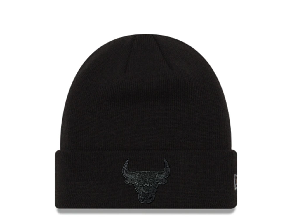 New Era Chicago Bulls Black on Black Gorro