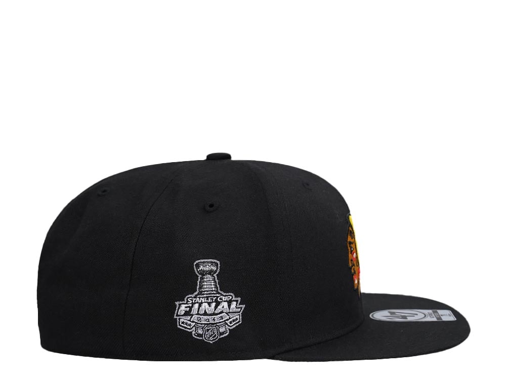 47Brand Chicago Blackhawks Stanley Cup 2013 Vintage Black 47Pro Fitted Gorra