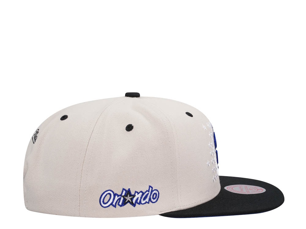 Mitchell & Ness Orlando Magic Sail Off White Two Tone Snapback Gorra