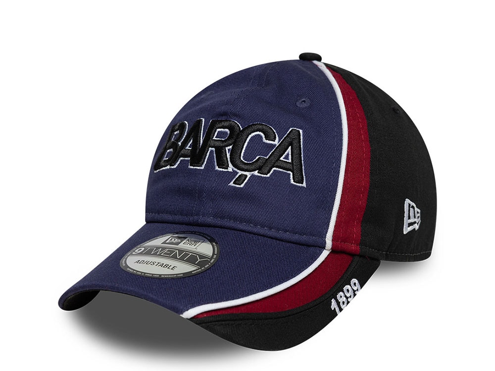 New Era Barcelona Fc Moto Unstructured Navy Edition 9Twenty Adjustable Gorra