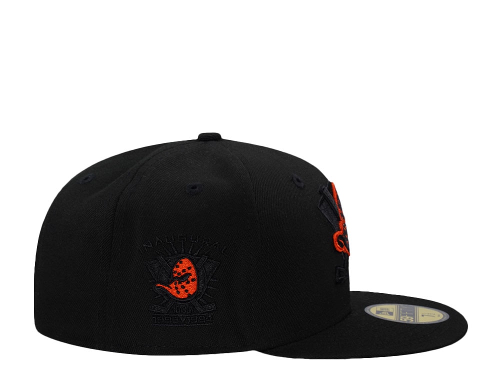 New Era Anaheim Ducks Inaugural Season 1993 Orange Detail Prime Edition 59Fifty Fitted Gorra