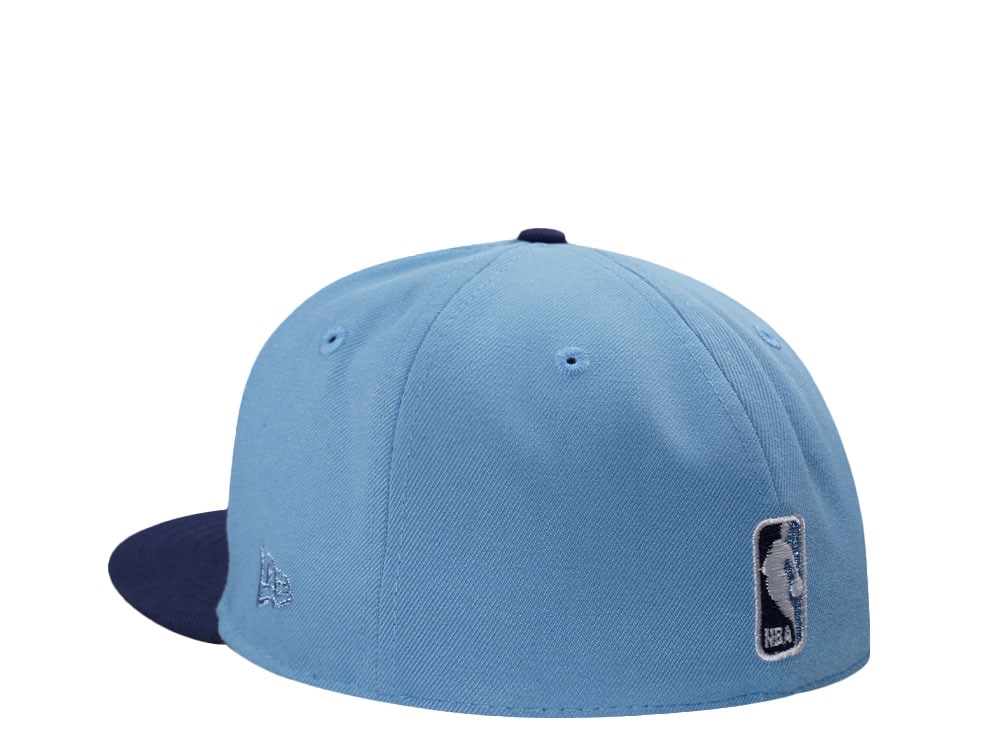 New Era Chicago Bulls 6x NBA Champion Sky Blue Two Tone Edition 59Fifty Fitted Gorra