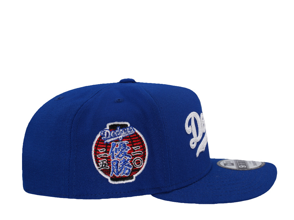 New Era Los Angeles Dodgers World Series Chase 2025 Blue Classic Edition 9Fifty A Frame Snapback Gorra
