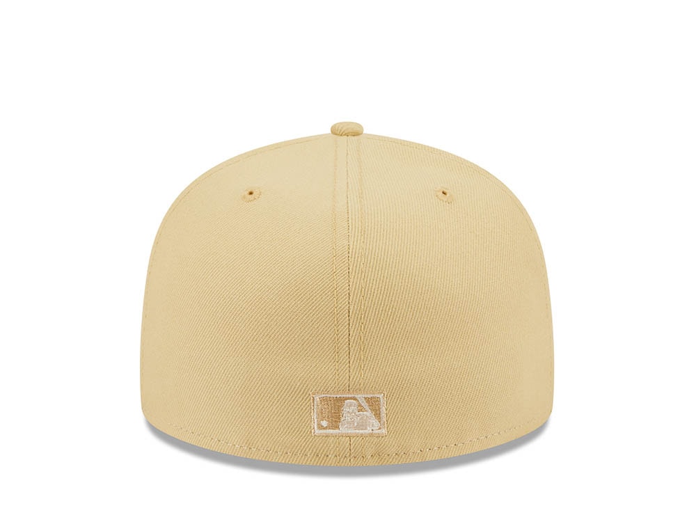 New Era Colorado Rockies 20th Anniversary Raffia Front Vegas Gold Edition 59Fifty Fitted Gorra