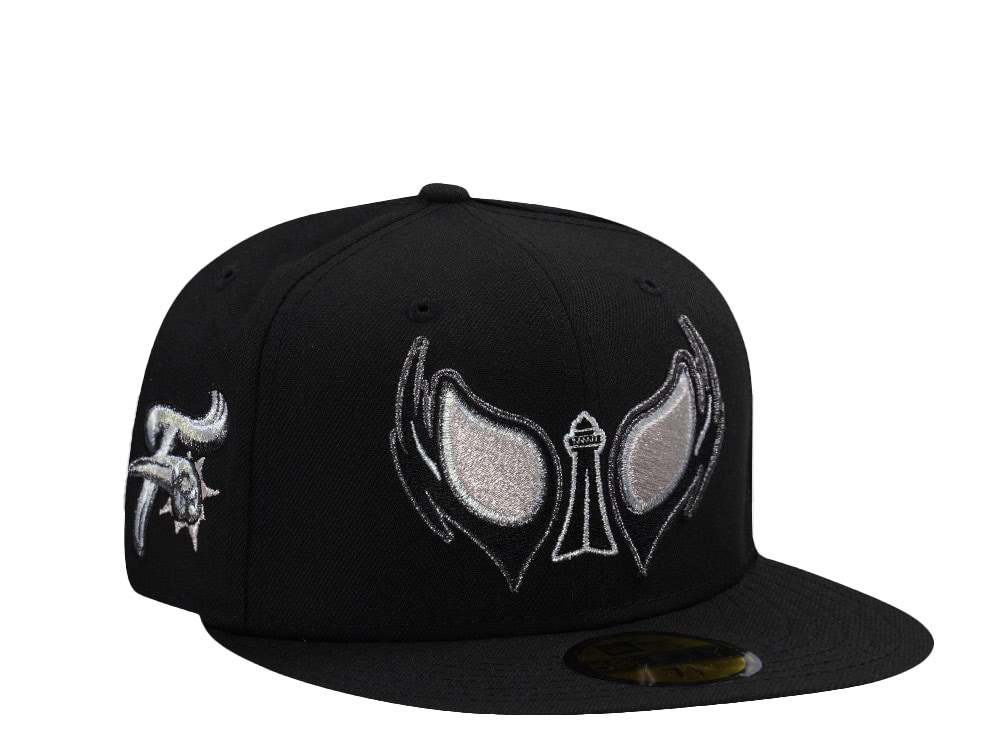New Era Reading Fightin Phils Copa Black Prime Edition 59Fifty Fitted Gorra