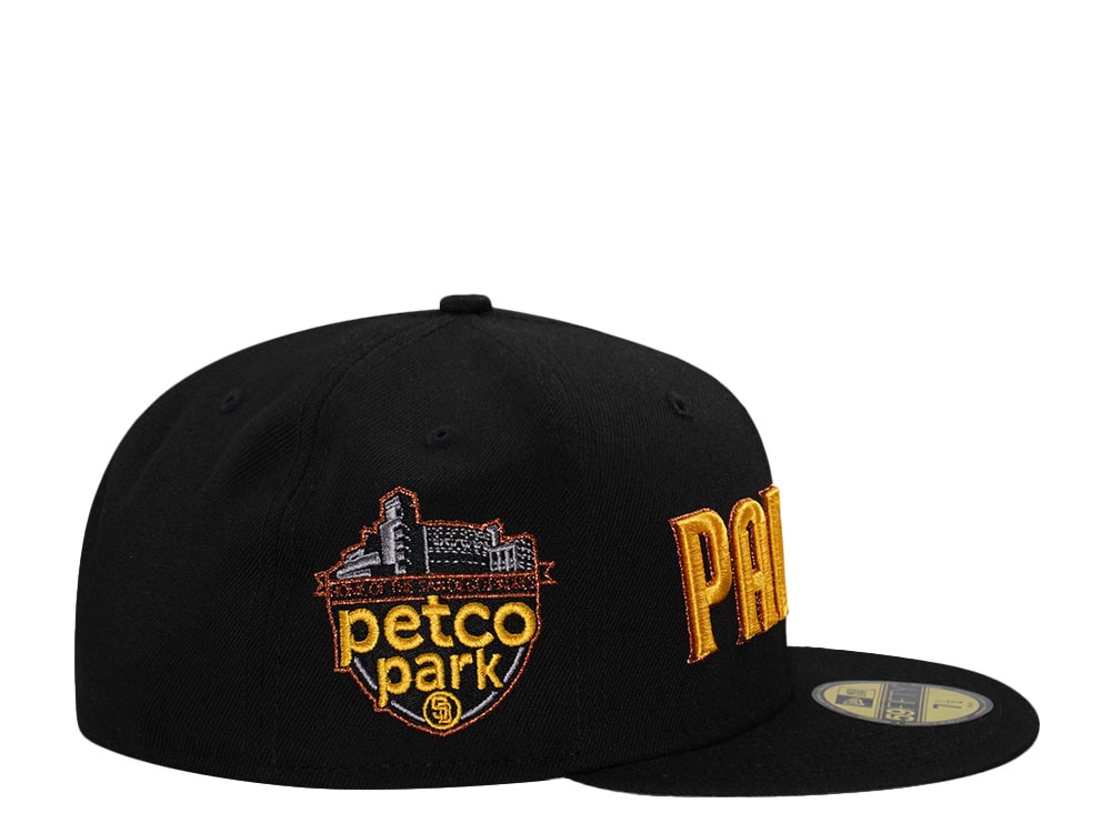 New Era San Diego Padres Petco Park Black Prime Edition 59Fifty Fitted Gorra