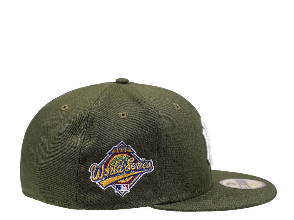 New Era New York Yankees World Series 1996 Rifle Green and Stone Edition 59Fifty Fitted Gorra