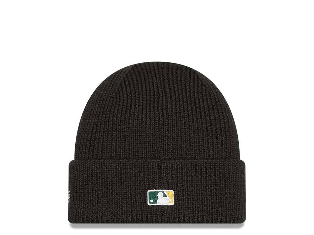 New Era Oakland Athletics Skull Knit Dark Green Gorro