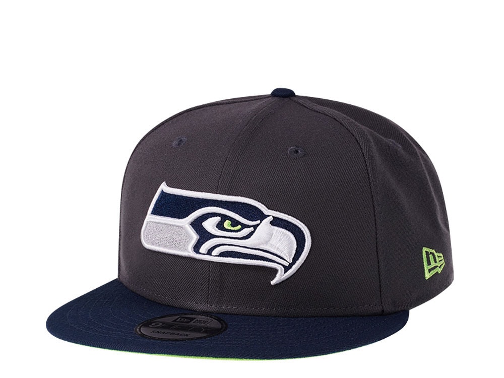 New Era Seattle Seahawks Blue and Grey Edition 9Fifty Snapback Gorra