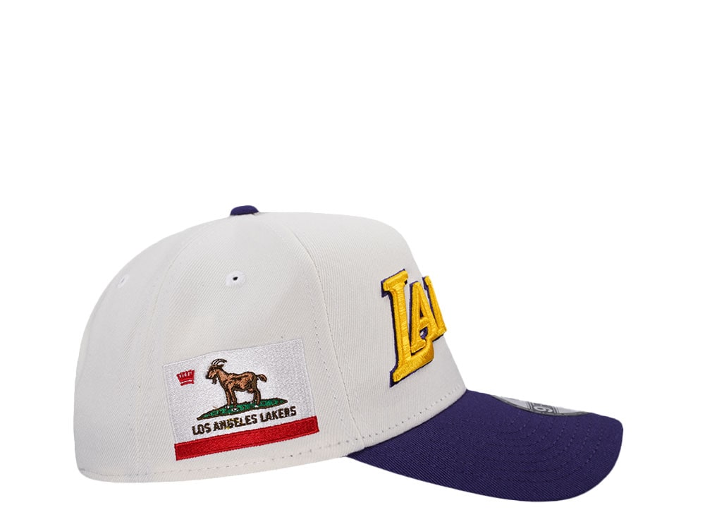 New Era Los Angeles Lakers Goat Two Tone Edition 9Forty A Frame Snapback Gorra