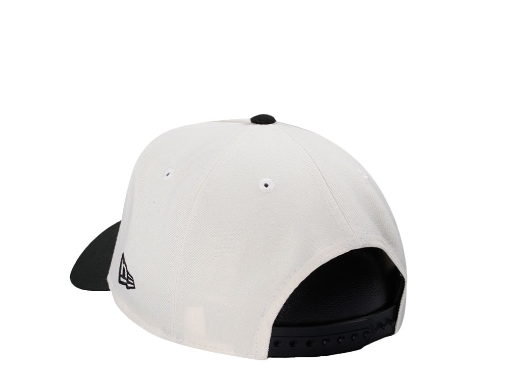 New Era Anaheim Angels 20th Anniversary Chrome Gold Two Tone 9Forty A Frame Snapback Gorra