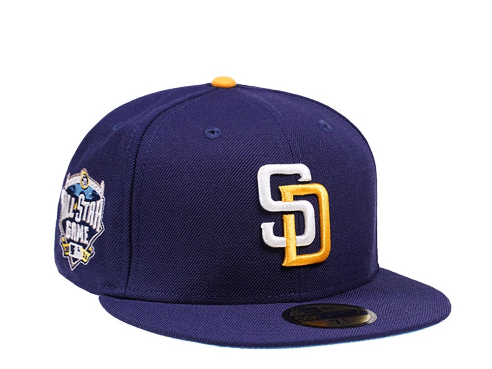 New Era San Diego Padres All Star Game 2016 Glacier Blue Edition 59Fifty Fitted Gorra