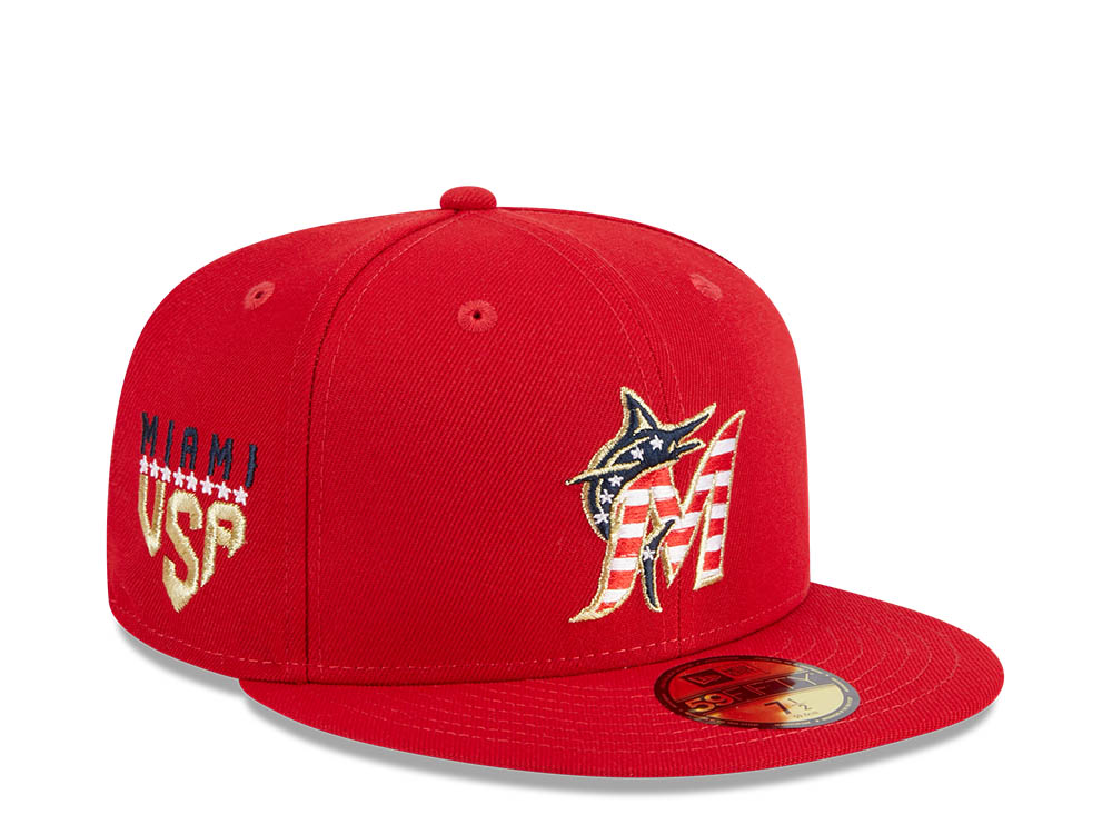 New Era Miami Marlins 4th of July 23 59Fifty Fitted Gorra