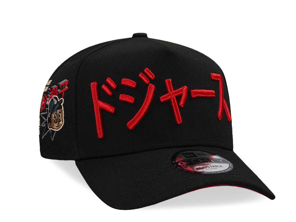 New Era Los Angeles Dodgers Ohtani Black Red Edition 9Forty A Frame Snapback Gorra