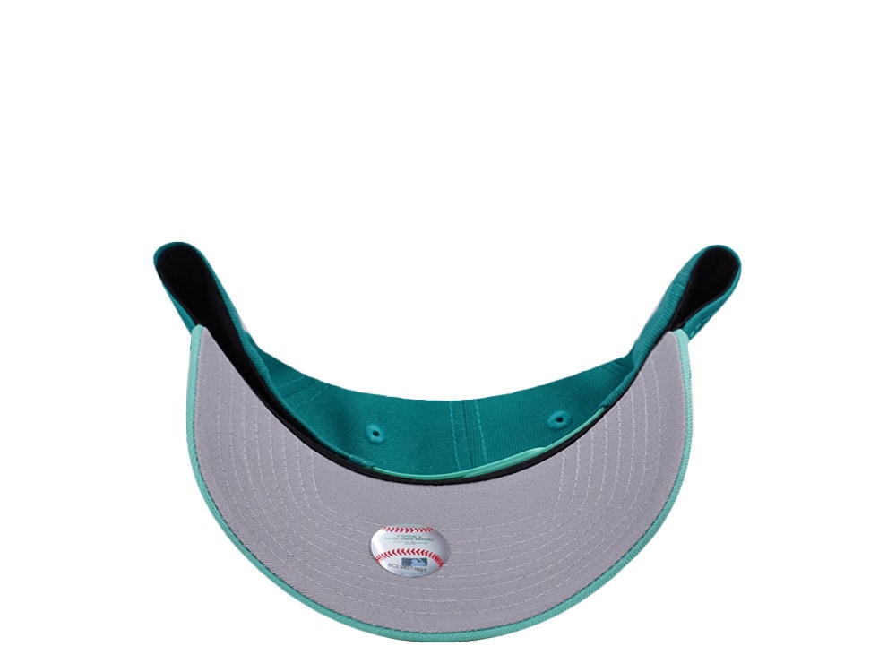 New Era Toronto Blue Jays 40th Anniversary Mint Two Tone Edition 9Forty A Frame Snapback Gorra