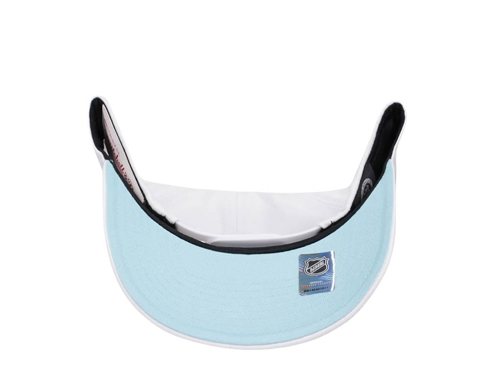 Mitchell & Ness Seattle Kraken All in Pro White Snapback Gorra