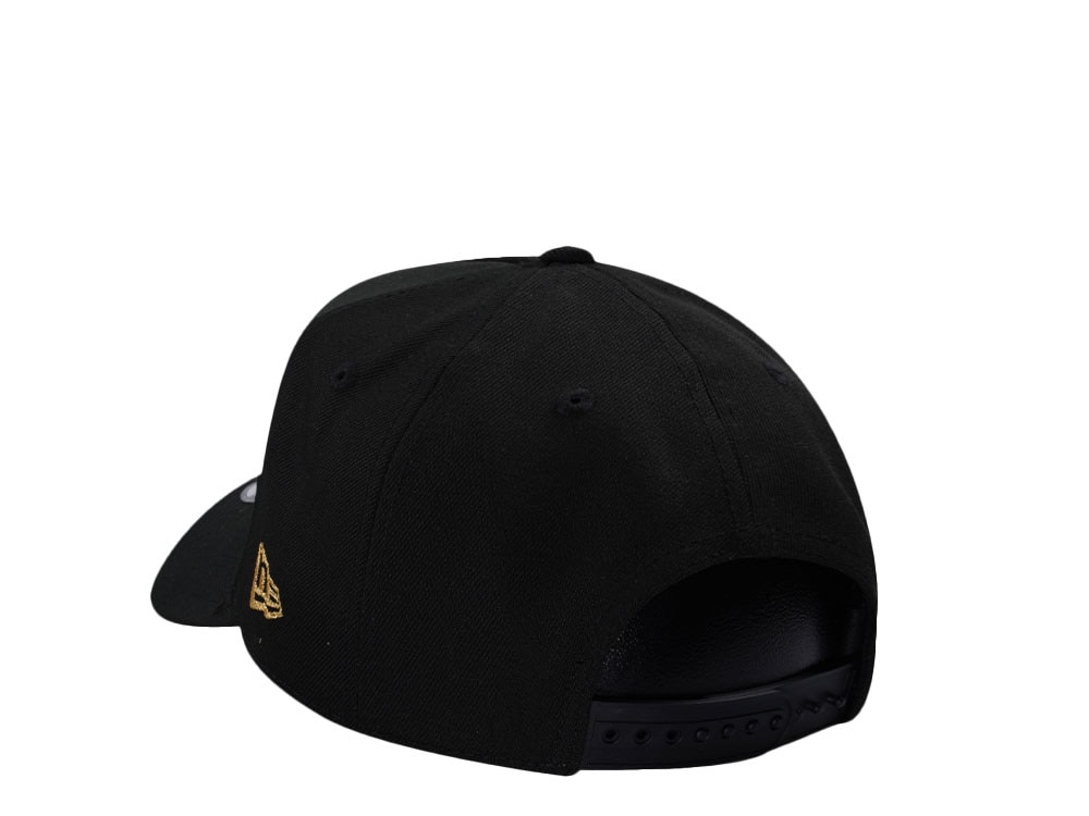New Era Chicago Bulls 3x World Champions Black Prime Edition 9Forty A Frame Snapback Gorra