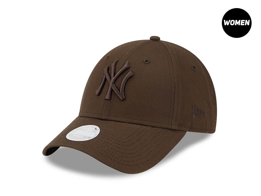 New Era New York Yankees League Essential Brown Womens 9Forty Snapback Gorra