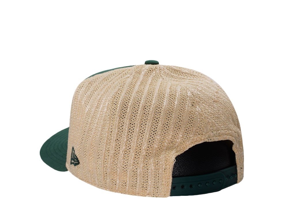 New Era Oakland Athletics Grained Green Edition 9Fifty Trucker A Frame Snapback Gorra