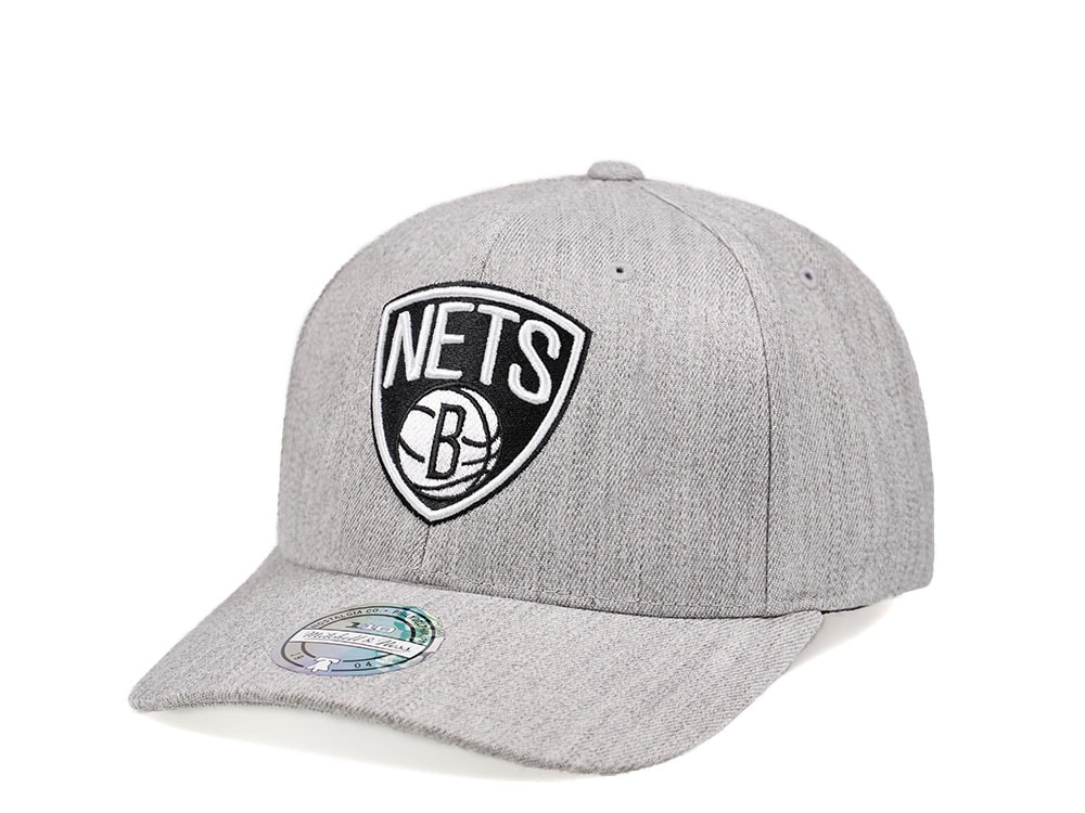 Mitchell & Ness Brooklyn Nets Heather 110 Flex Snapback Gorra