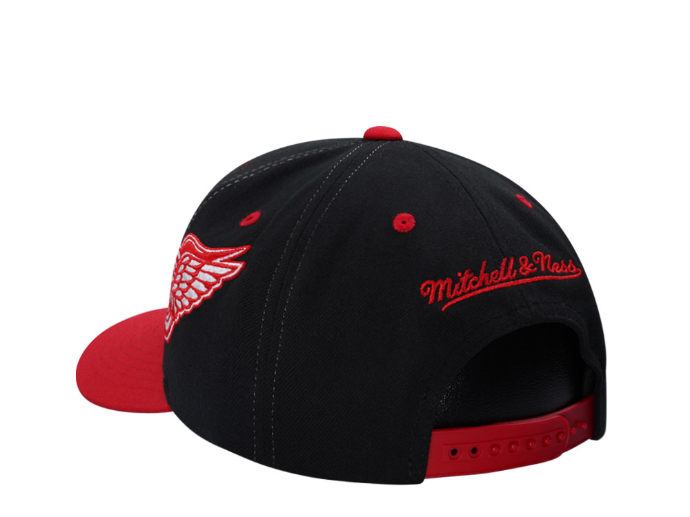 Mitchell & Ness Detroit Red Wings Vintage Logo Pro Crown Fit Snapback Gorra