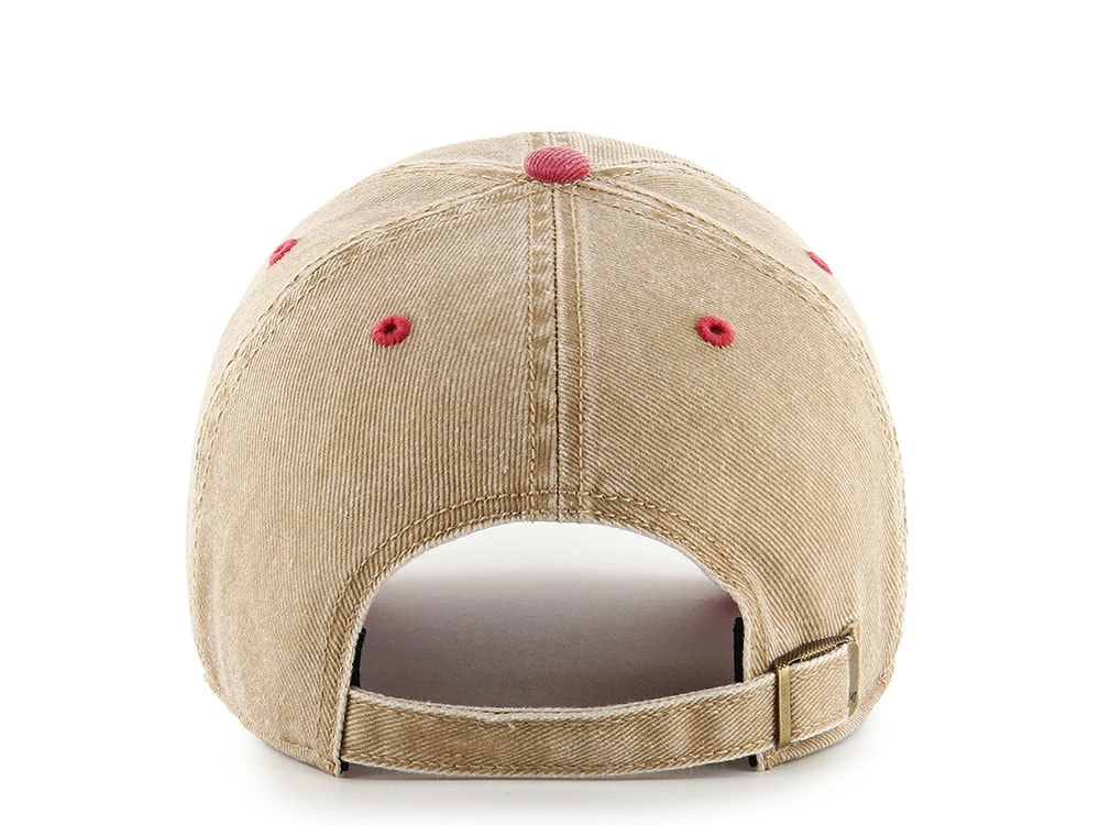 47Brand New York Yankees Cooperstown Khaki Eldin Edition Clean Up Strapback Gorra