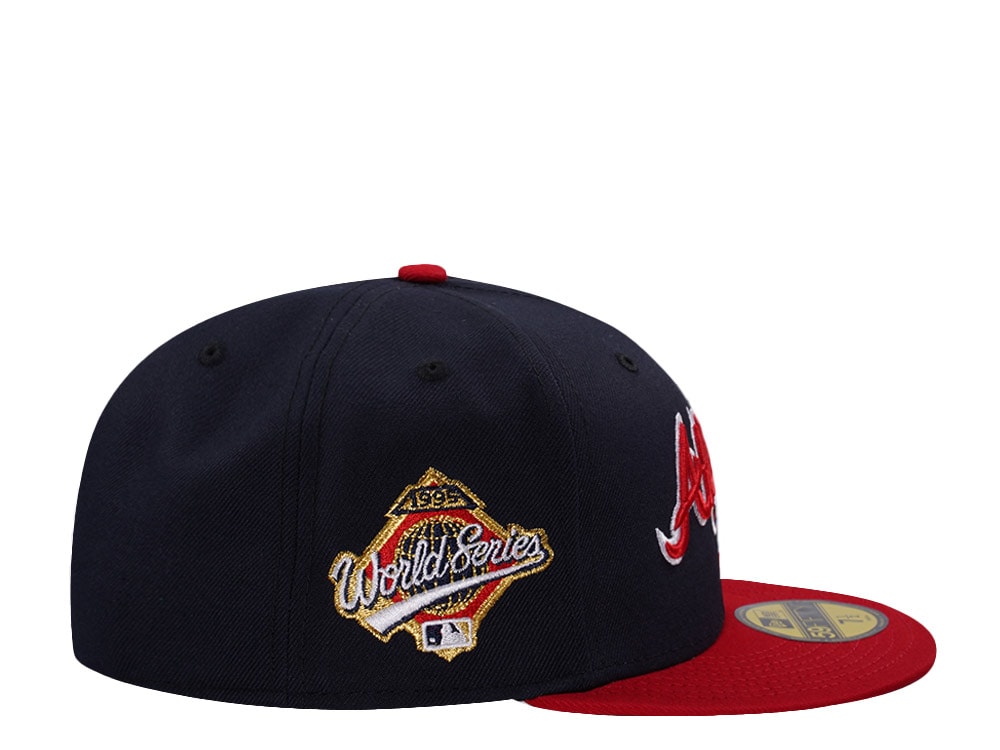 New Era Atlanta Braves World Series 1995 Navy Two Tone Edition 59Fifty Fitted Gorra