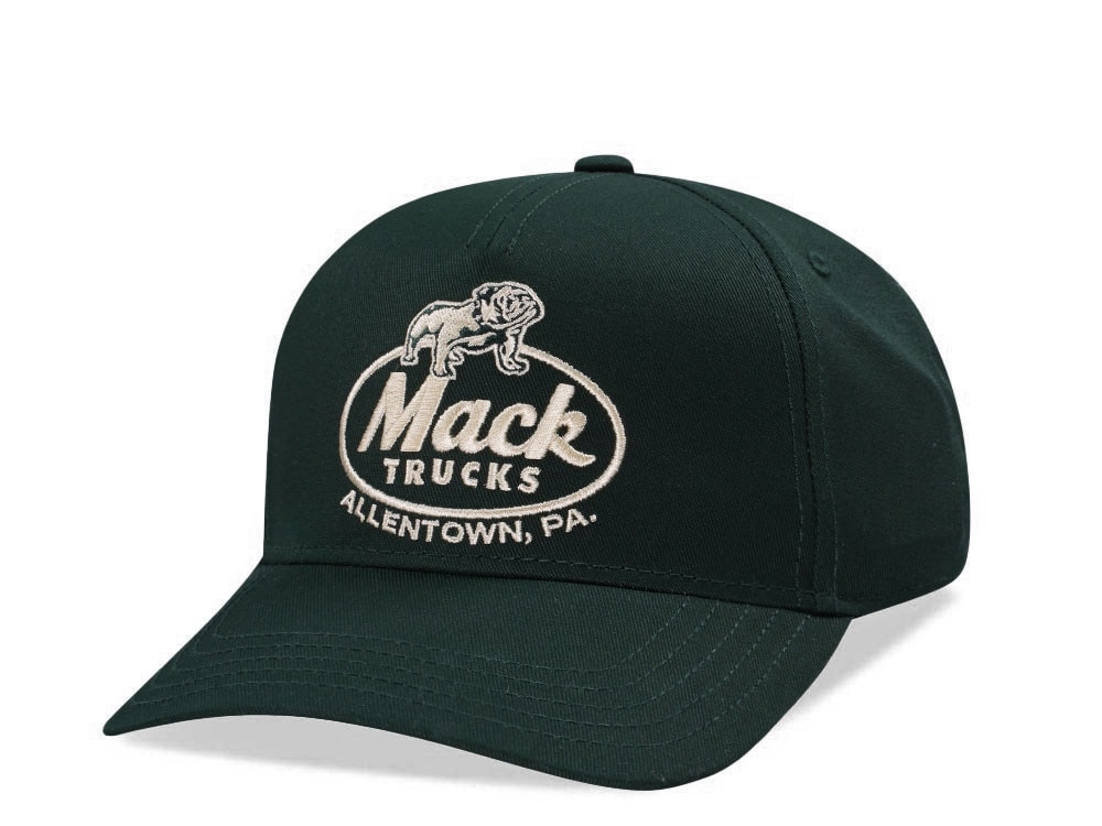 American Needle Mack Truck Valin Dark Green Snapback Gorra