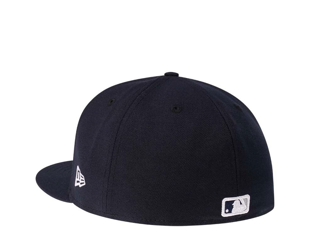 New Era New York Yankees Navy and Pink 59Fifty Fitted Gorra