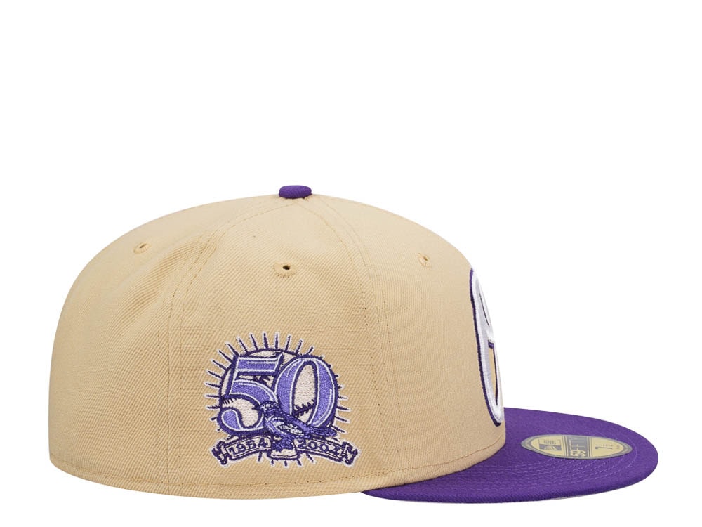 New Era Baltimore Orioles 50th Anniversary Vegas Color Flip Two Tone Edition 59Fifty Fitted Gorra