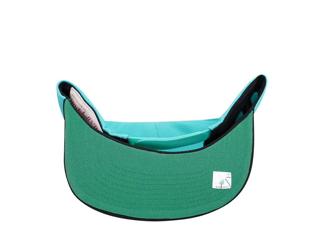 Mitchell & Ness San Antonio Spurs Team Two Tone 2.0 Teal Snapback Gorra