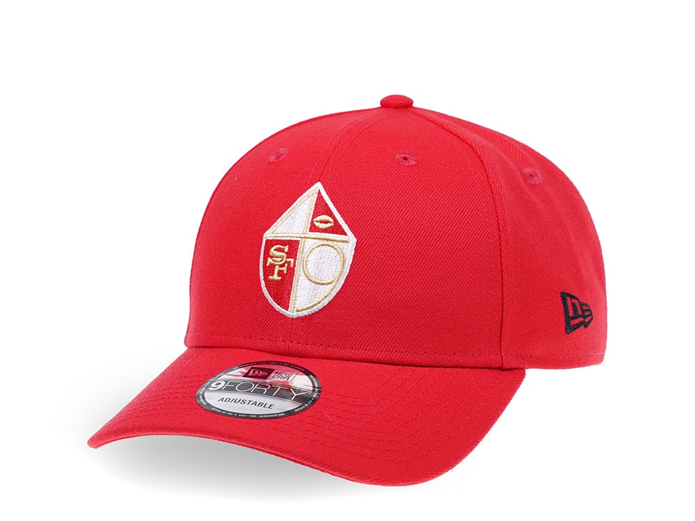 New Era New San Francisco 49ers Curved Red Edition 9Forty Snapback Gorra