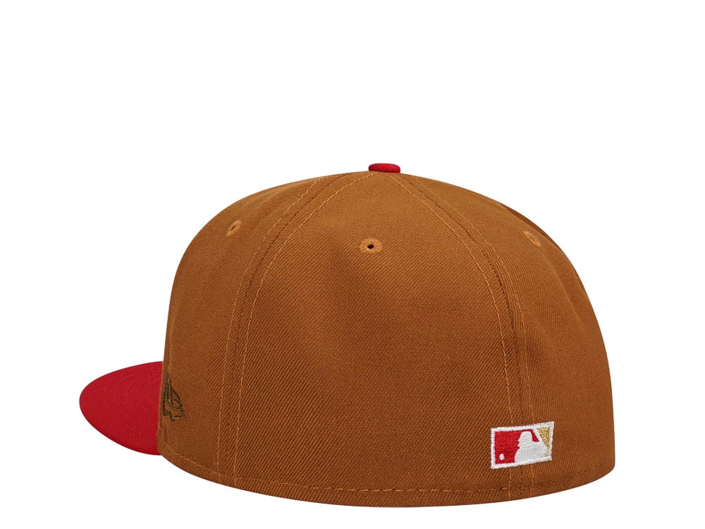 New Era Milwaukee Brewers All Star Game 2002 Malty Red Two Tone Edition 59Fifty Fitted Gorra