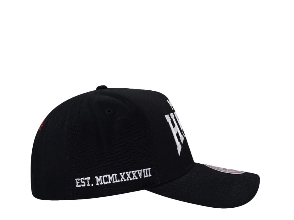 Mitchell & Ness Miami Heat Black Pro Pinch Fit Snapback Gorra
