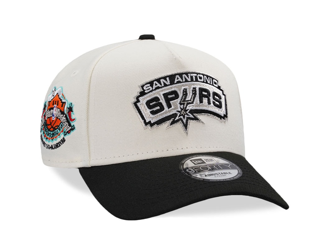 New Era San Antonio Spurs All Star Game 1996 Chrome Two Tone Edition 9Forty A Frame Snapback Gorra