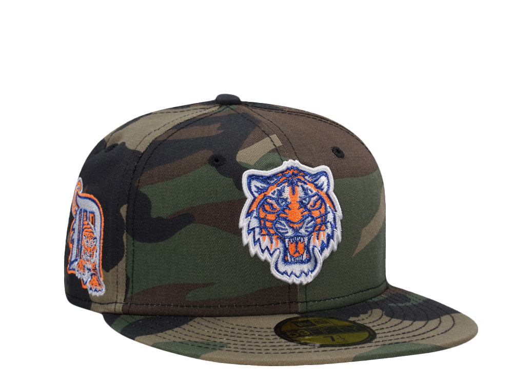 New Era Detroit Tigers Wood Camo Edition 59Fifty Fitted Gorra