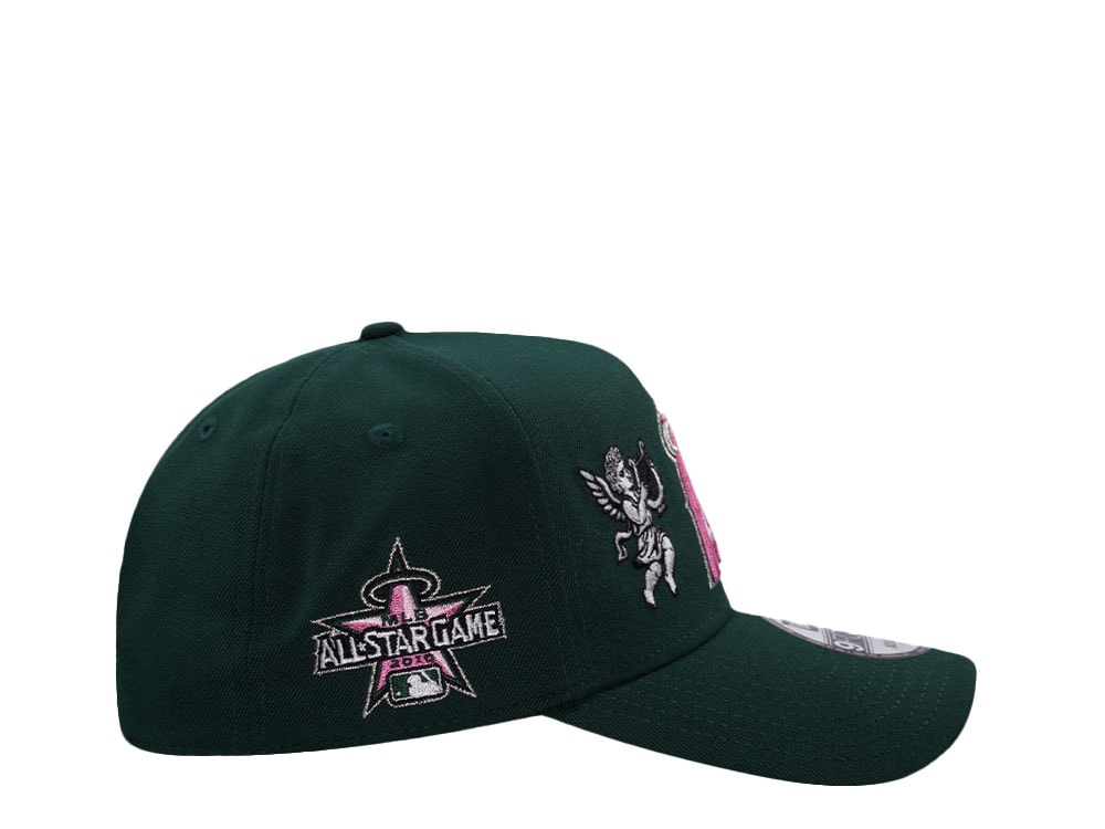 New Era Anaheim Angels All Star Game 2010 Dark Green Cupid Edition 9Forty A Frame Snapback Gorra