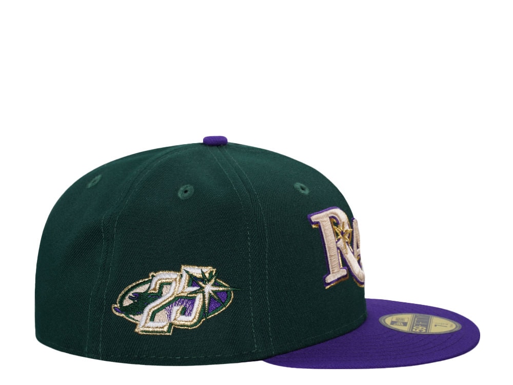 New Era Tampa Bay Rays 25th Anniversary Legend Two Tone Edition 59Fifty Fitted Gorra