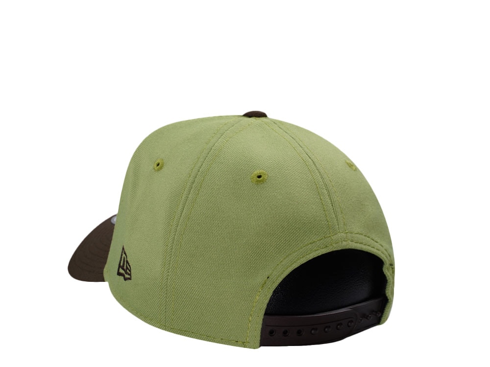 New Era Los Angeles Dodgers Tokyo Series 2025 Matcha Two Tone Edition 9Forty A Frame Snapback Gorra