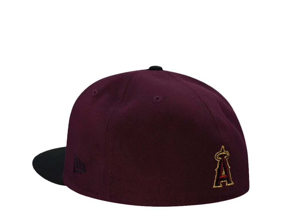 New Era Anaheim Angels All Star Game 2010 Maroon Two Tone Edition 59Fifty Fitted Gorra