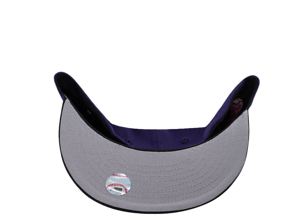 New Era Los Angeles Dodgers World Series Champions 2024 Purple Two Tone Edition 59Fifty Fitted Gorra