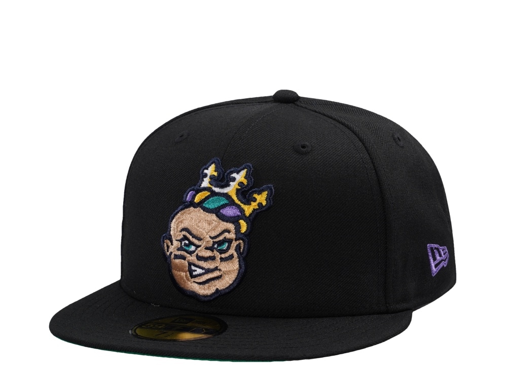New Era New Orleans Baby Cakes Wool Black Throwback Edition 59Fifty Fitted Gorra