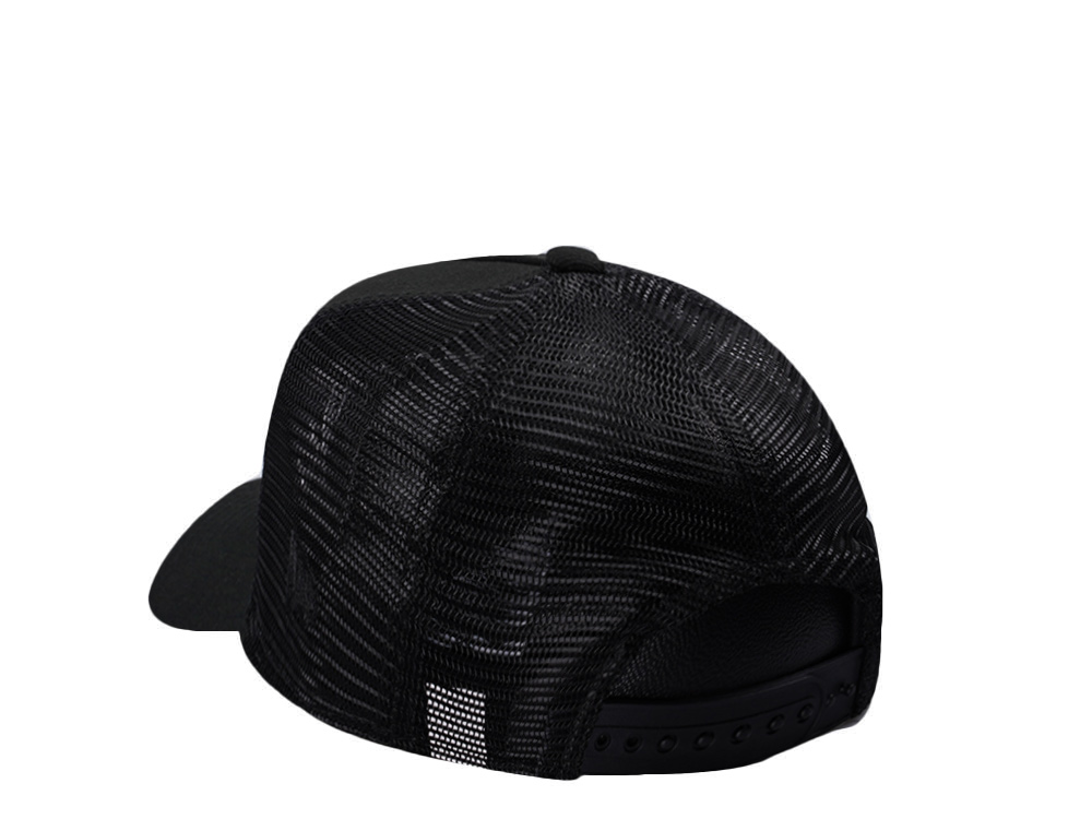 New Era New York Rangers Black Prime Edition 9Forty A Frame Trucker Snapback Gorra