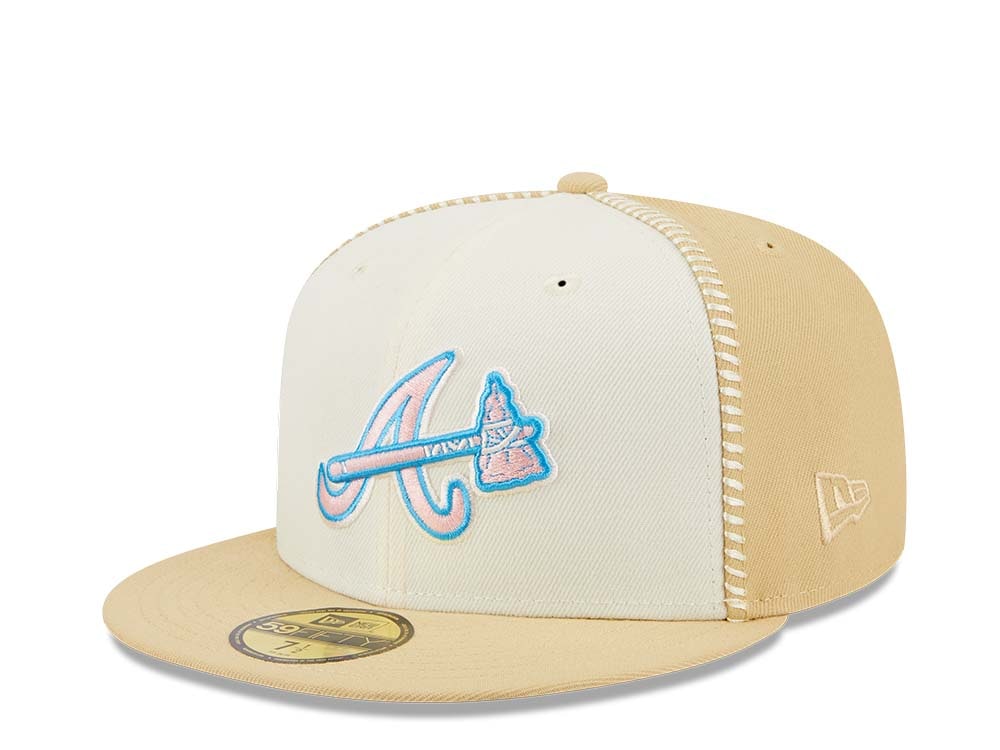 New Era Atlanta Braves Stitch 30th Anniversary Gold Edition 59Fifty Fitted Gorra