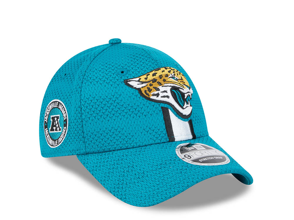 New Era Jacksonville Jaguars Sideline 2024 9Forty Stretch Snapback Gorra
